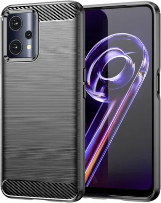 Zdjęcie produktu dla Etui Realme 9 Pro BAIDIYU czarne silikonowe TPU odporne na wstrząsy