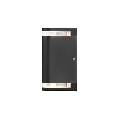 Produktbild von Konstsmide Modena Aites Up & Down schwarz lackiertes Aluminium, klares Acrylglas 7518-750