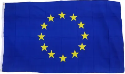 Immagine prodotto di Bandiera XXL Europa 250 x 150 cm bandiera con 3 occhielli 100g/m² peso del tessuto paranco bandiera paranco