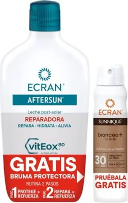 Immagine prodotto di ECRAN AFTERSUN - SET di 2 - Latte doposole+ ECRAN SUNNIQUE Spray