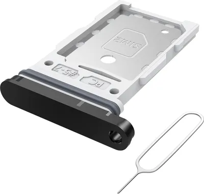 Produktbild von Dual-SIM-Kartenhalter für Samsung Galaxy S25 / S25 Plus - SIM-Tray - Schwarz