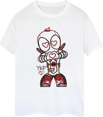Produktbild von Marvel - T-Shirt für Damen BI21071 (M) (Weiß)