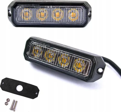 Obrázek produktu pro LED stroboskop 4x LED oranžová R65 R10