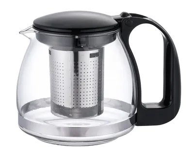 Produktbild von Michelino Glas Teekanne mit Edelstahl Einsatz 700ml Eddy