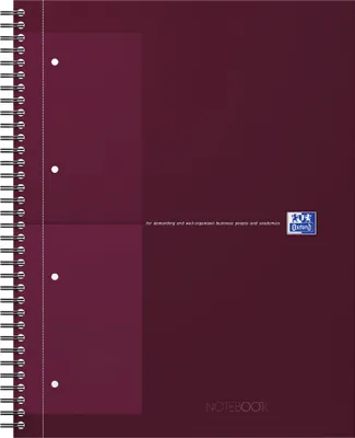 Image de Oxford 400191241 Oxford International Collegeblock NOTEBOOK, DIN A4+, quadrillé