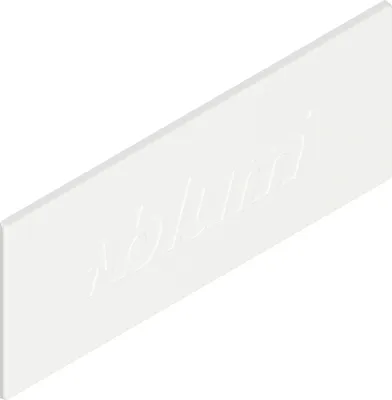 Produktbild von BLUM TANDEMBOX antaro Abdeckkappe Logo "blum", Kunststoff Seidenweiß