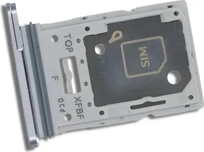 Produktbild von Original SIM-Kartenhalter mit SD-Slot für Samsung Galaxy Tab S10 FE 5G, S10 FE+ 5G (X526, X626) Silber