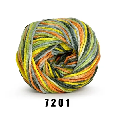 Produktbild von YarnArt Jeans Crazy (50g/160m) 7201 kamin