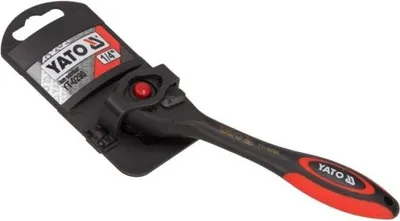 Image de Yato Ratchet 1/4" droit revêtu - Noir 0290