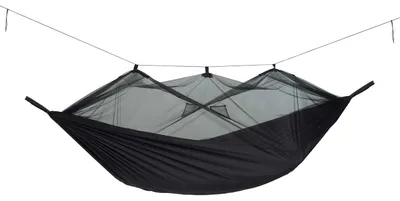 Zdjęcie produktu dla AMAZONAS Moskito-Traveller EXTREME, Hamak wiszący, 200 kg, 1 os., Nylon, Czarny, 2950 mm