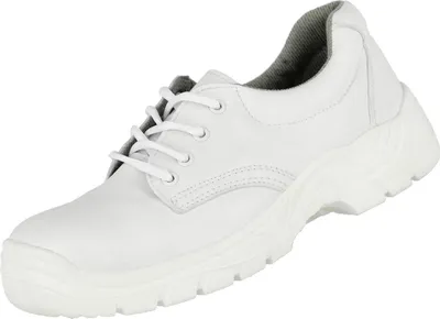 Produktbild von S2 Sicherheitshalbschuhe Nitras Clean Step - Gr. 43 - Kunstleder - weiß