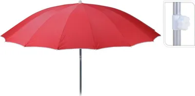 Image de Parasol shanghai Ø240 cm rouge