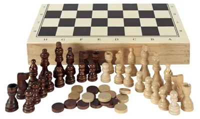 Produktbild von Aquamarine Schach Dame Und Backgammon Brettspiel-set Golden  Kinder Golden One Size