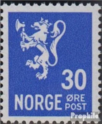Produktbild von Briefmarken Norwegen 1940 Mi 226 postfrisch Wappen