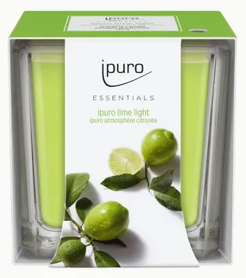 Produktbild von ipuro Lime light, Quadratisch, Limette, Bergamotte, Jasmin, Citronella, Maiglöckchen, Orange, Orangenblüte, 25 h, 1 Stück(e)