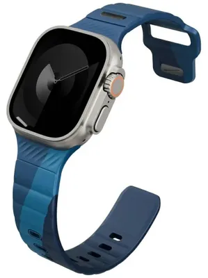 Imagen del producto de Correa de silicona Uniq Stride para Apple Watch de 44/45/46/49 mm - Azul