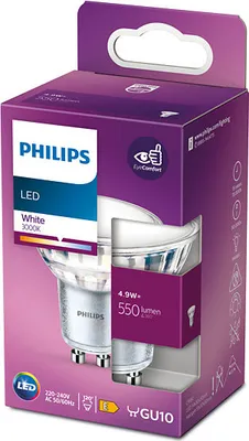Immagine prodotto di Lampadina LED GU10 4,9W/50W 550lm 3000K