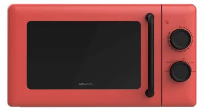 Produktbild von Cecotec Proclean 3010 Red, Arbeitsplatte, Solo-Mikrowelle, 20 l, 700 W, Drehregler, Rot