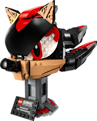 Produktbild von LEGO Sonic the Hedgehog Shadow the Hedgehog, Geschenk für erwachsene Fans und Gamer, Modell zum Videospiel zum Sammeln und Ausstellen, Sammlerstück ab 18 Jahren 77000