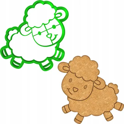 Produktbild von Cookie Monster Owca 23 Keksausstecher Osterlamm