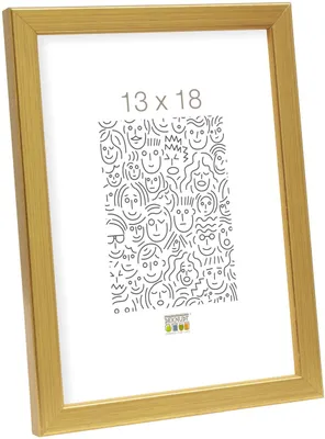 Produktbild von Holzrahmen S41J Deknudt 15x20 cm gold