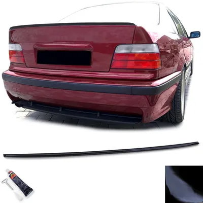 Produktbild von Heckspoiler Spoilerlippe schwarz glänzend für BMW 3er E36 Limousine 1990-1998