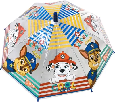 Produktbild von Paw Patrol Jungen Kinder Chase Marshall Regenschirm Stock-Schirm