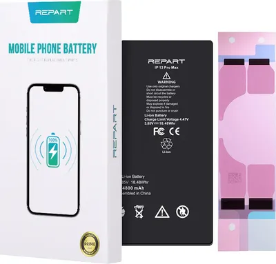 Produktbild von REPART Akku für iPhone 13 Pro Max Większa pojemność 4800mAh Handy Akku Li-Ion Ersatzakku Smartphone Batterie Reparatur