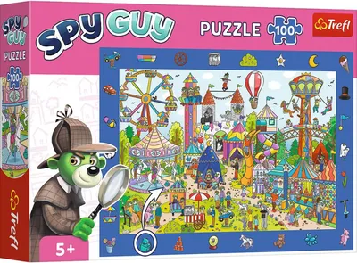 Obrázok produktu pre Puzzle 100 Pozorovací špión Happy Town 15592