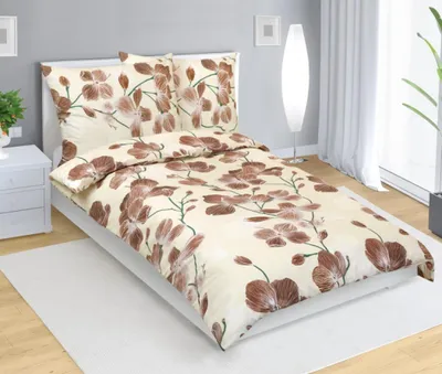 Immagine prodotto di Biancheria da letto in cotone - Beige - 140x200, 70x90