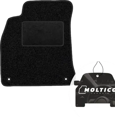Image de moto-MOLTICO tapis de sol conducteur voiture velours côté conducteur tapis de voiture noir tapis conducteur 1 pièce adapté à l'Audi A4 B8 A5 I Sportback