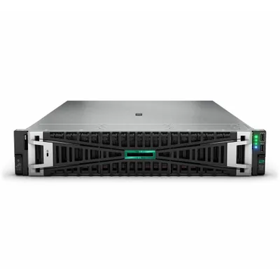 Produktbild von HPE ProLiant DL380 Gen11 4510 2.4GHz 12c 1P 64GB-R 8SFF MR408i-o 2x960GB SSD 2x1000W PS EMEA Server, 2,4 GHz, 4510, 64 GB, DDR5-SDRAM, 1,92 TB, Rack (2U)
