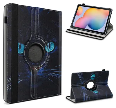 Produktbild von Tablet Hülle für Samsung Galaxy Tab S6 Lite Tasche Schutz Case Cover 360 DrehbarFarbe 360 Uni:Motiv 4
