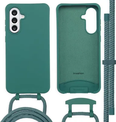 Obrázok produktu pre imoshion Farebný zadný kryt s odnímateľným káblom pre Samsung Galaxy A36 / A56 - tmavozelený