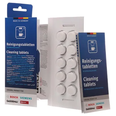 Obrázok produktu pre Bosch 312295 Čistiace tablety pre kávovary a kanvice - 10 kusov