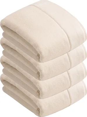 Produktbild von 4er Pack Badetuch Pure von der Marke Vossen 100 x 150 cm