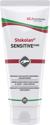 Produktbild von Hautpflegecreme SENSITIVE PURE 100 ml. Packung mit 12 Stück
