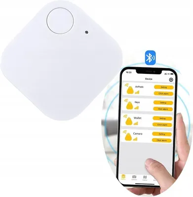 Zdjęcie produktu dla LOKALIZATOR BLUETOOTH Kluczy Dziecka Przedmiotów TELEFON iPhone Biały