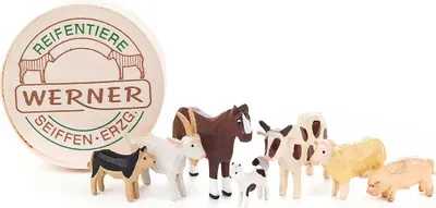 Produktbild von Haustiere in Spandose (4cm) von Dregeno Seiffen