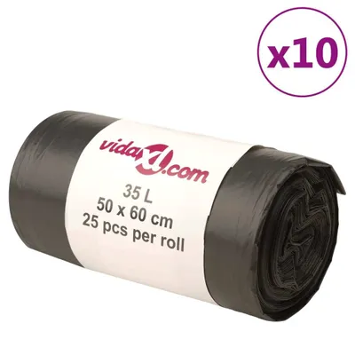 Produktbild von Müllsäcke 250 Stk. Schwarz 35 L