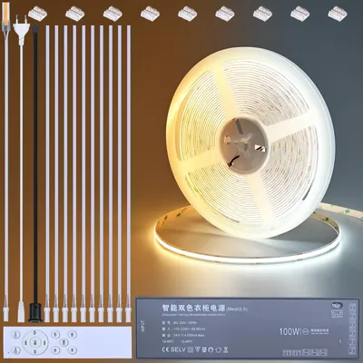 COB LED-Streifen 24V 10m CRI 93 dimmbar CCT 2700-6500K