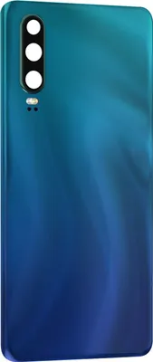 Immagine prodotto di Clappio, coperchio batteria di ricambio (lato posteriore) con adesivo integrato per Huawei P30, colore blu