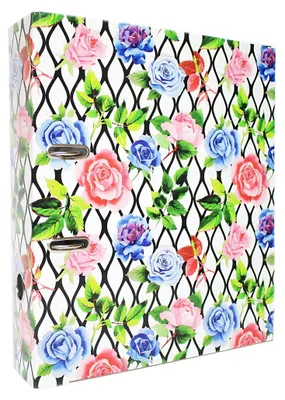 Produktbild von ADINA Motivordner Aquarell-Rosen auf Gitter