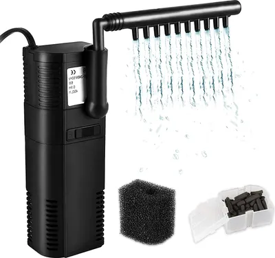Produktbild von Speed Aquarium Pumpe Filterpumpe 450L/h 6W Aquarium Innenfilter Aquariumpumpe für 60L Becken Aquarium