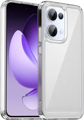 Produktbild von Schutzhülle für OPPO Reno13 Klar Rückseite Stoßfeste TPU Silikon Bumper Hülle Transparent