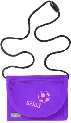 Obrázok produktu pre Detská peňaženka – fialová – 13 x 10 cm – taška do školy a na cestovanie