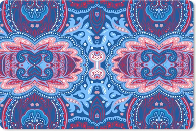Produktbild von MuchoWow® Schreibtischunterlage Muster - Blume - Natur 60x40 cm - XXL Mauspad - Großes Mauspad