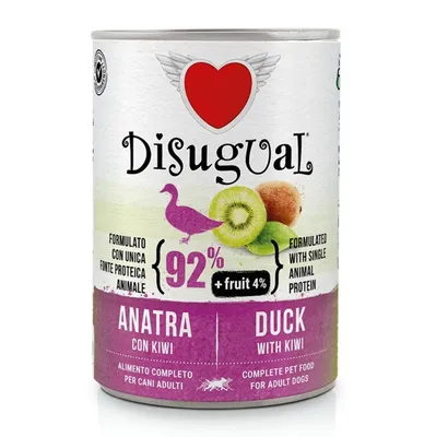 Obrázok produktu pre Disugual Dog Fruit Konzerva Kačka a kiwi 400g
