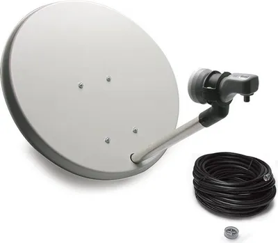 Immagine prodotto di Metronic 528100 antenna per satellite 10,7 - 12,75 GHz Nero, Bianco