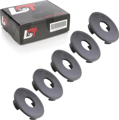 Produktbild von 5x UNIVERSAL RADNABENKAPPE NABENDECKEL FELGENDECKEL KAPPE SCHWARZ ø 55 mm